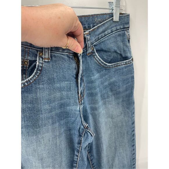 Calvin Klein Womens Straight Jeans Denim Stretch 5 Pocket Light Wash Blue Size 2 - Picture 8 of 11